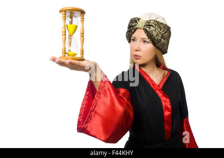 Magicienne isolated on white Banque D'Images
