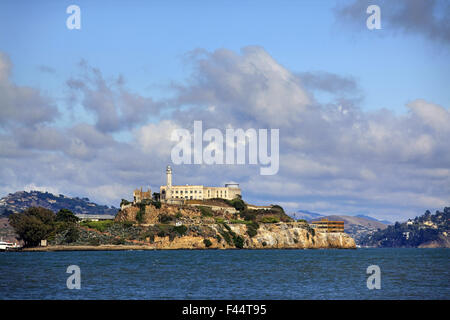 L'île d'Alcatraz à San Francisco Banque D'Images