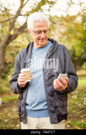 Man in the park Banque D'Images