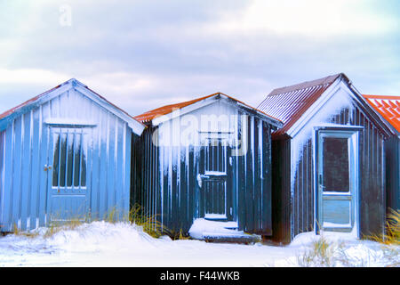 L'hiver en Scandinavie Banque D'Images