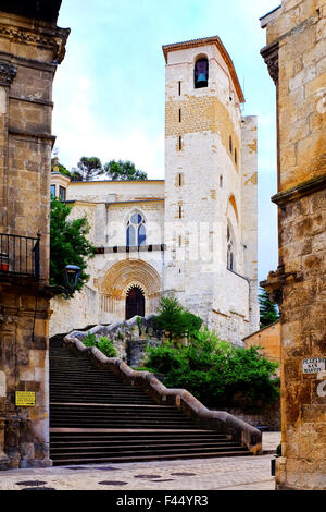 Église de San Pedro de la Rúa, Estella, Navarre, Espagne Banque D'Images