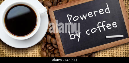 Image composite de tasse de café blanc Banque D'Images