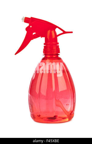 Bouteille en plastique rouge Banque D'Images