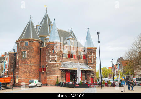 La Waag (balance) à Amsterdam Banque D'Images