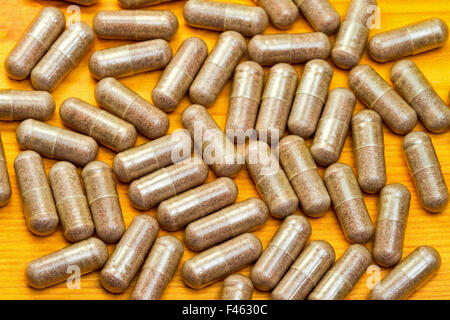 Acai berry pills Banque D'Images