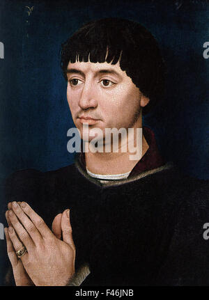 Rogier van der Weyden - Portrait de Jean Gros Banque D'Images