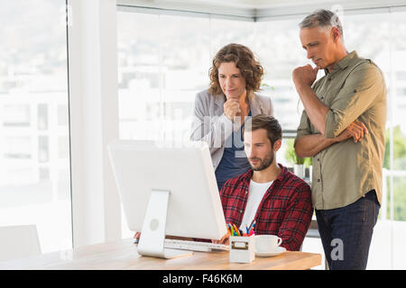 Creative business people working together Banque D'Images