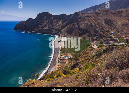 Plage de l'île de La Gomera Canaries - Banque D'Images