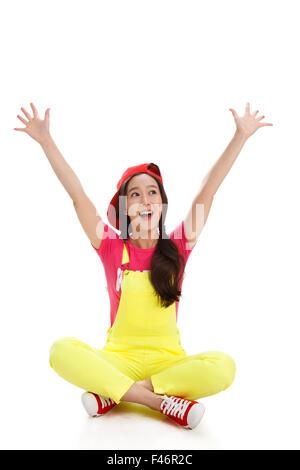 Portrait of happy young woman Banque D'Images