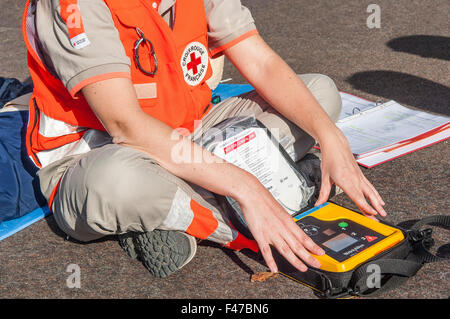 PREMIERS SOINS Banque D'Images