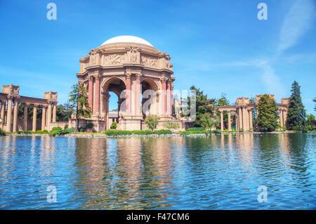 Le Palais des Beaux-Arts à San Francisco Banque D'Images