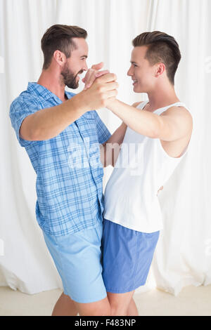 Happy senior couple having fun Banque D'Images