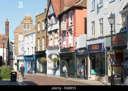 De cette période, la rue Preston, Faversham, Kent, Angleterre, Royaume-Uni Banque D'Images