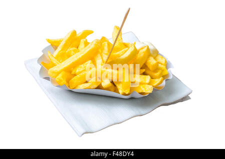 Frites, patatas bravas, Banque D'Images