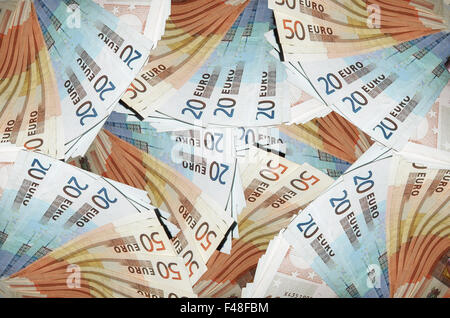 Billets en euros Banque D'Images