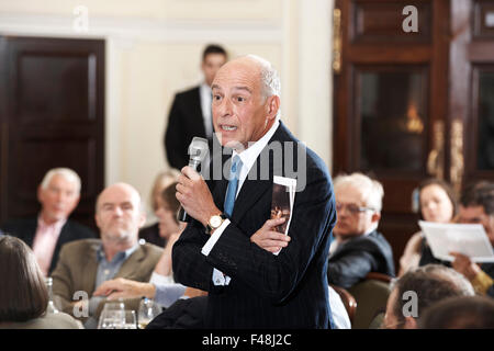 Loyd Grossman au déjeuner littéraire Oldie 13-10-15 Banque D'Images