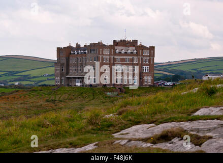 Camelot Hotel Château de Tintagel Cornwall England UK Banque D'Images