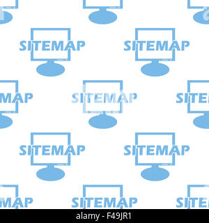 Plan du site structure transparente Banque D'Images