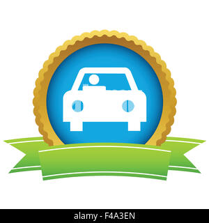 Logo de voiture or Banque D'Images