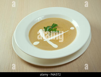 Soupe aux légumes en purée Banque D'Images