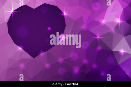 Abstract Vector background polygonale Banque D'Images