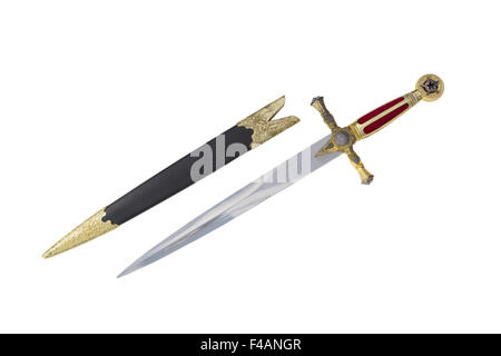 Ancien Poignard avec fourreau Banque D'Images