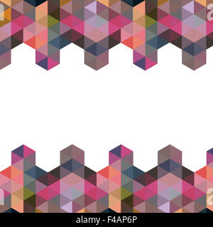 Arrière-plan de triangle, le motif, la texture Banque D'Images