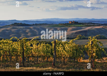 Castello di Gallico, Toscane, Italie Banque D'Images