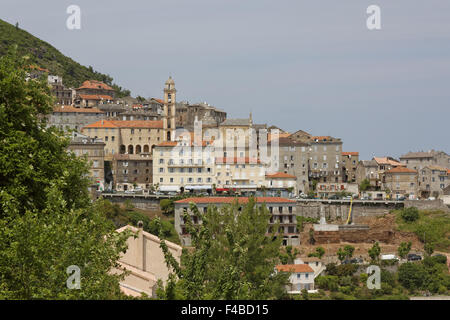 Village de Cervione, Costa Verde, Corse Banque D'Images