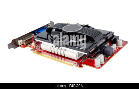 Collection électronique - carte vidéo d'ordinateur Banque D'Images
