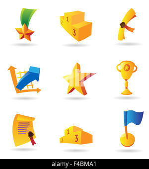 Des icônes pour les awards Banque D'Images Des icônes pour les awards Banque D'Images