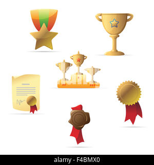 Des icônes pour les awards Banque D'Images Des icônes pour les awards Banque D'Images