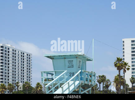 Lifeguard à Los Angeles Banque D'Images