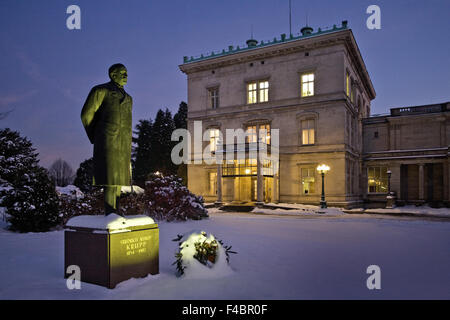 Villa Huegel, Essen, Allemagne Banque D'Images