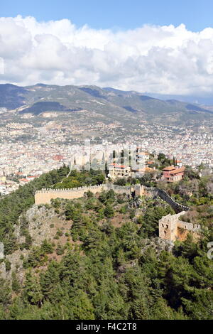 Ancienne forteresse d'Alanya. Banque D'Images