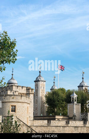 La Tour Blanche, la Tour de Londres, Tower Hill, London Borough de Tower Hamlets, Greater London, Angleterre, Royaume-Uni Banque D'Images