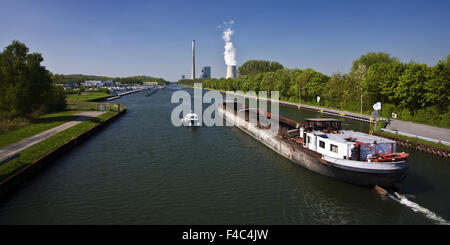 Castrop-rauxel Hamm, Allemagne Bergkamen, canal Banque D'Images