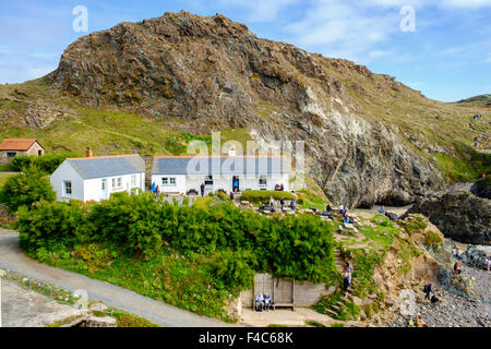 Café à Kynance Cove, Cornwall, England, UK Banque D'Images