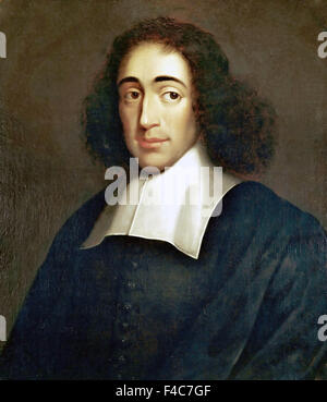 BARUCH Spinoza (1632-1677) philosophe néerlandais. Artiste inconnu. Banque D'Images