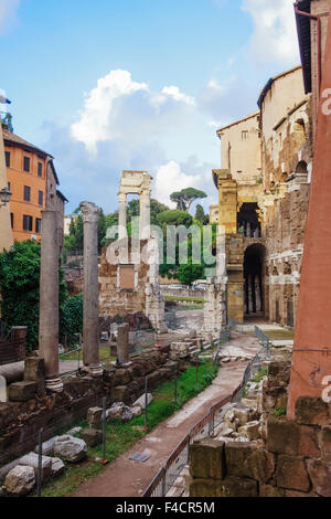 Théâtre de Marcellus. Rome, Italie Banque D'Images