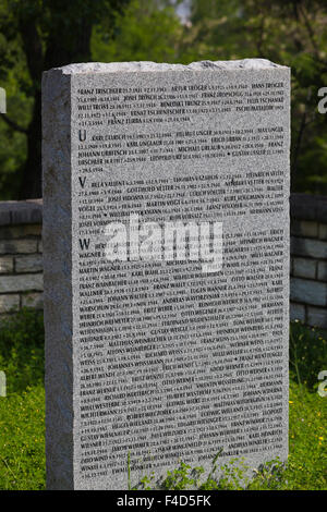 L'Albanie, Tirana, German War Memorial Banque D'Images