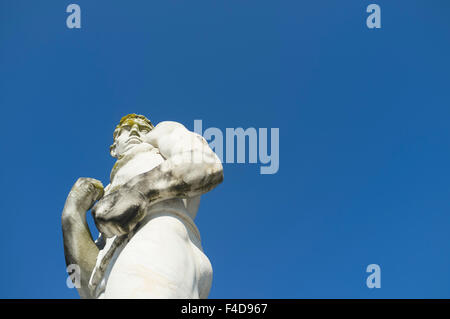 Boxer statue au Foro Italico, Stadio dei Marmi conçu dans les années 1920 par Enrico del Debbio, Rome, Italie Banque D'Images