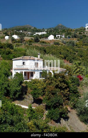 Villa de style andalou à Competa, la province de Malaga, Espagne Banque D'Images