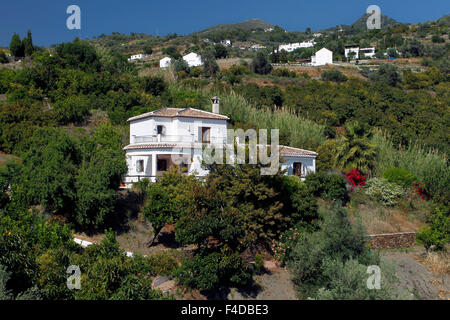 Villa de style andalou à Competa, la province de Malaga, Espagne Banque D'Images