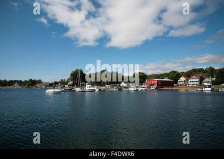 Le village de Baddeck, Nouvelle-Écosse. Banque D'Images