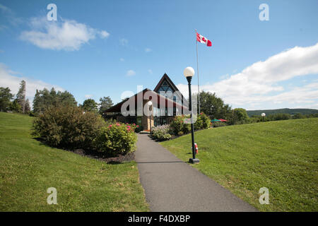 Le Musée Alexander Graham Bell à Baddeck, en Nouvelle-Écosse. Banque D'Images