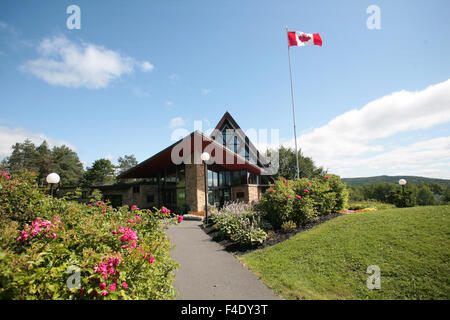 Le Musée Alexander Graham Bell à Baddeck, en Nouvelle-Écosse. Banque D'Images