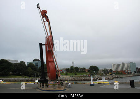 Le Grand violon à la Terminal maritime de Sydney en Nouvelle-Écosse. Banque D'Images