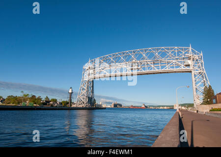 Au Minnesota, Duluth, Canal Park, Herbert C. Jackson, Pont élévateur Banque D'Images