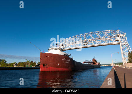 Au Minnesota, Duluth, Canal Park, Herbert C. Jackson, Pont élévateur Banque D'Images